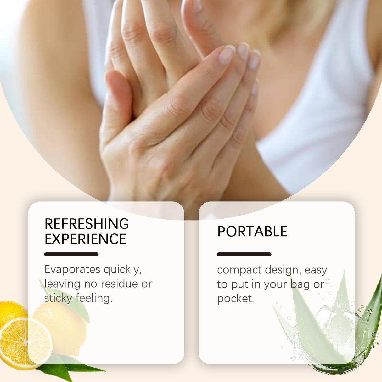 Portable Hand Sanitizer Spray Gently Clean Hands Keep Hands Clean With Handy Hand Sanitizer