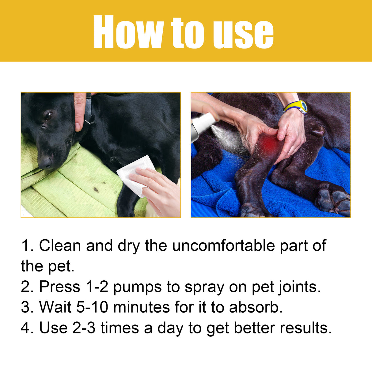 Pet Joint Repair Spray, Cats And Dogs Relieve Body Joint Soreness Muscles And Bone Care Spray - V.I.P Digital Presence