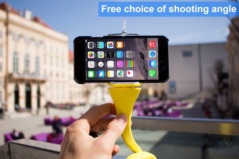 Flexible selfie stick monopod wireless Bluetooth tripod monkey holder for GoPro iPhone camera phone car bicycle universal - V.I.P Digital Presence