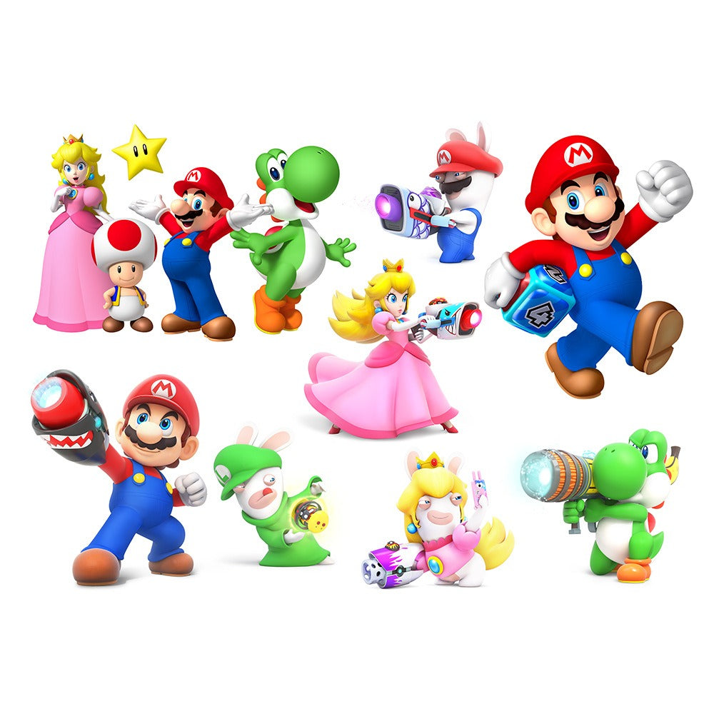 Mario stickers Super Mario stickers Children's room cartoon self-adhesive waterproof stickers wall stickers - V.I.P Digital Presence