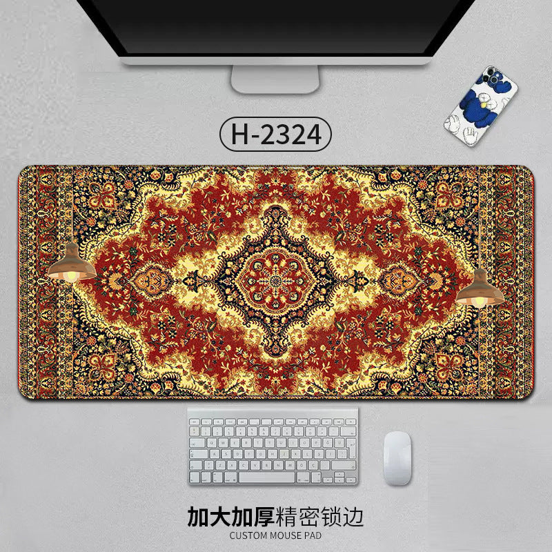 Large Persian Mouse Pad Office Carpet MousePad Natural Rubber Lockedge Anti Slip Desk Mat Laptop Office Game Accessories Pad - V.I.P Digital Presence