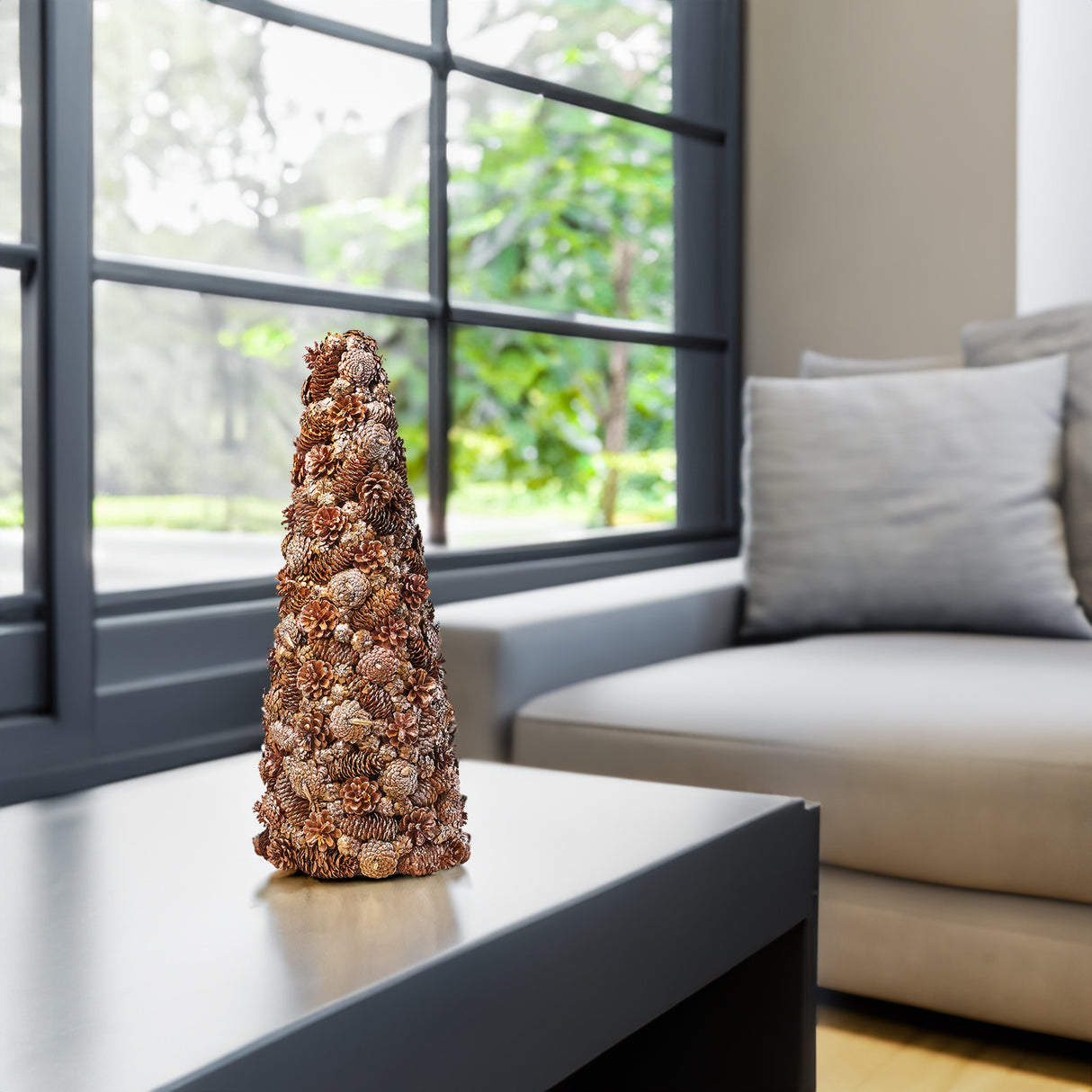 PINE CONE TABLE TOP TREE - V.I.P Digital Presence