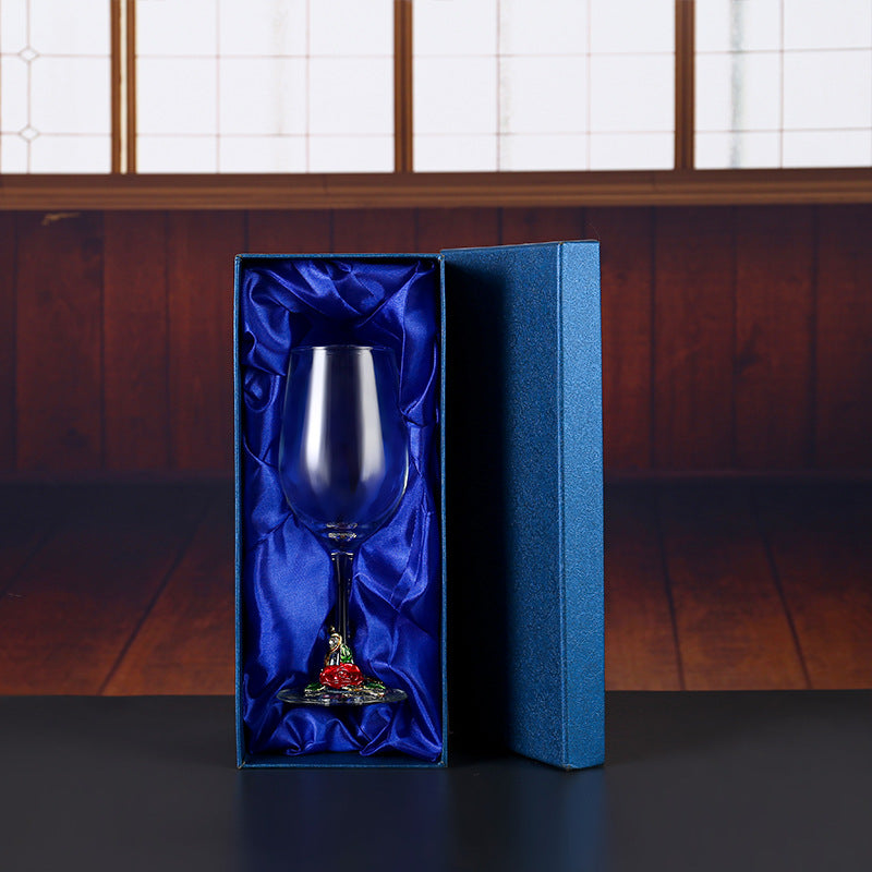 Household enamel crystal glass red wine glass goblet decanter - V.I.P Digital Presence