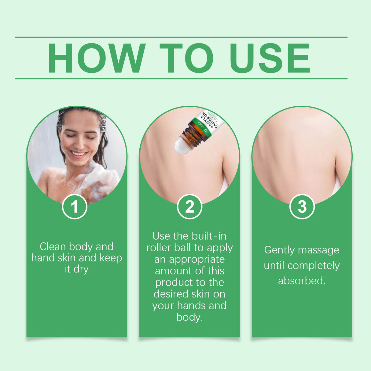 Castor Oil Ball Oil Daily Gently Moisturizes Skin All Over The Body To Relieve Dry Body Care Oil