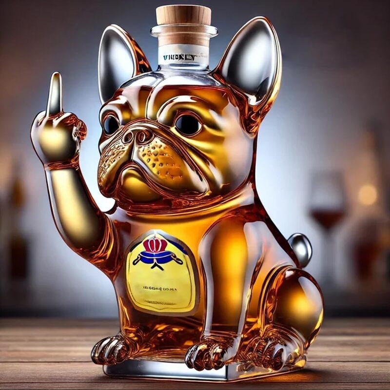 10Oz Funny Middle Finger Duck/Turtle/Dog Whisky Glass Decanter – Bar/Office/Home Decor. - V.I.P Digital Presence