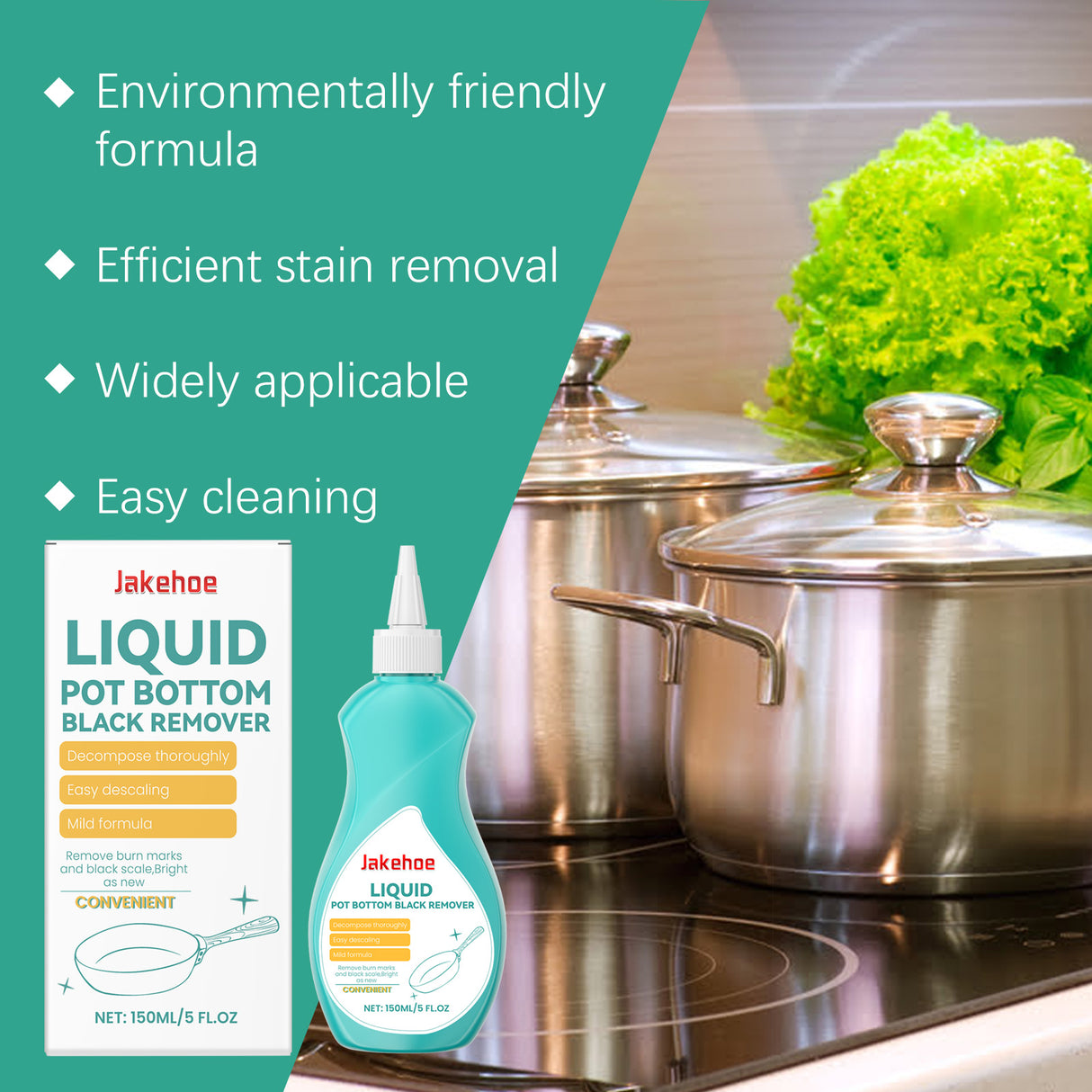 Pan Bottom Cleaner Clean Kitchen Utensils Pan Bottom Grease And Dirt Clean Polishing Anti-Rust Multi-Effect Cleaning Liquid - V.I.P Digital Presence