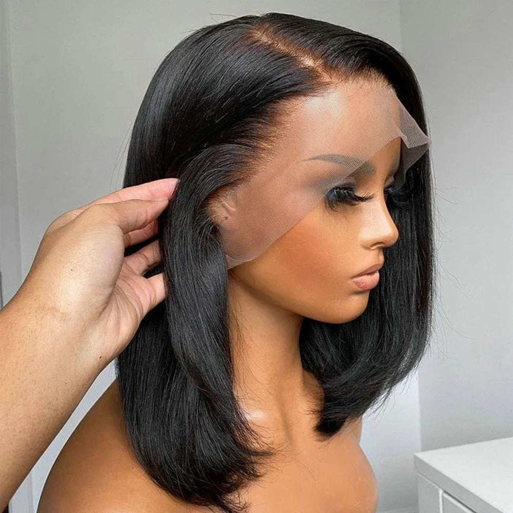 13 * 4 full frontal lace, first tier bob, European and American full human hair wig - V.I.P Digital Presence