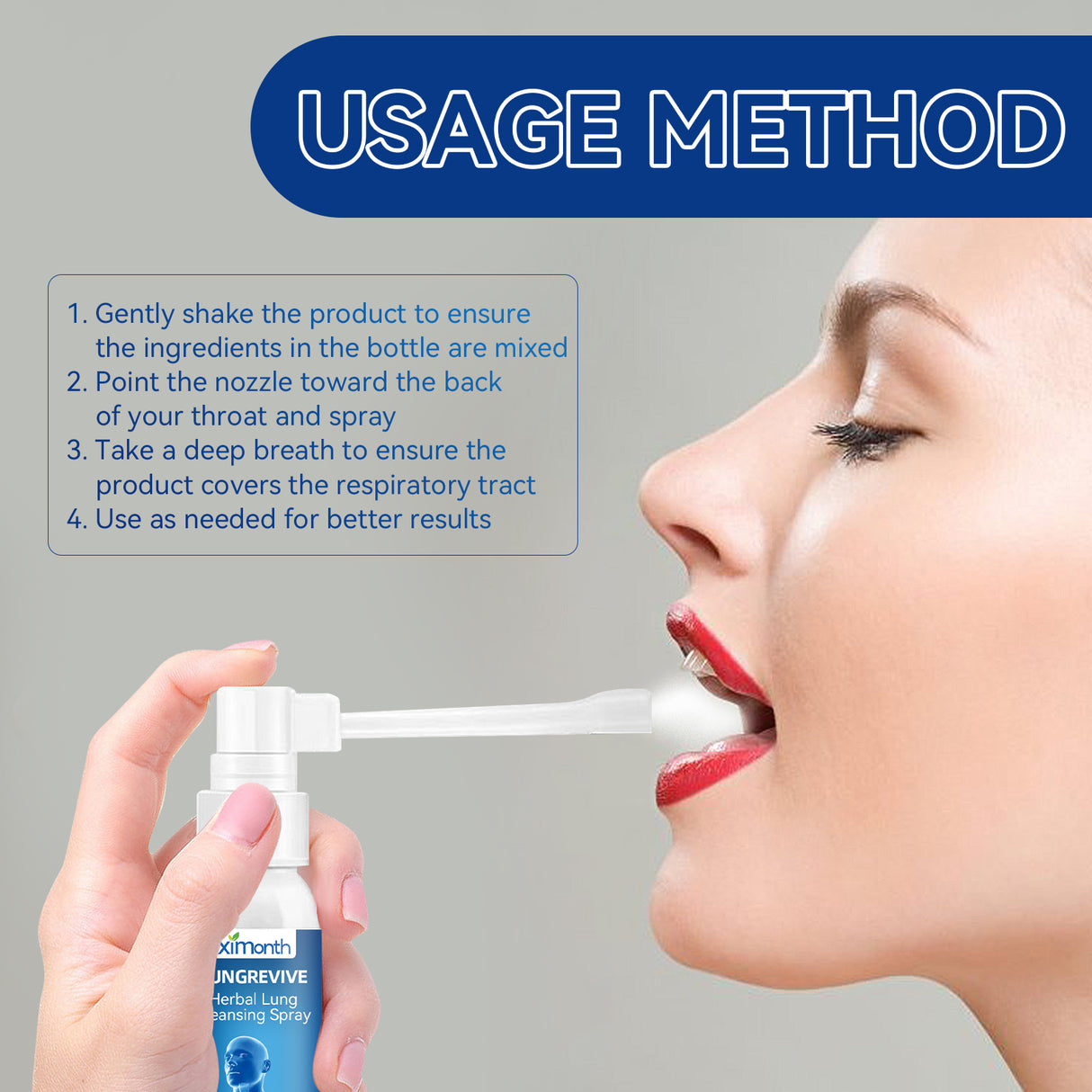 Body Care Spray To Relieve Discomfort Nasal Breathing Obstruction Cough Care Spray - V.I.P Digital Presence