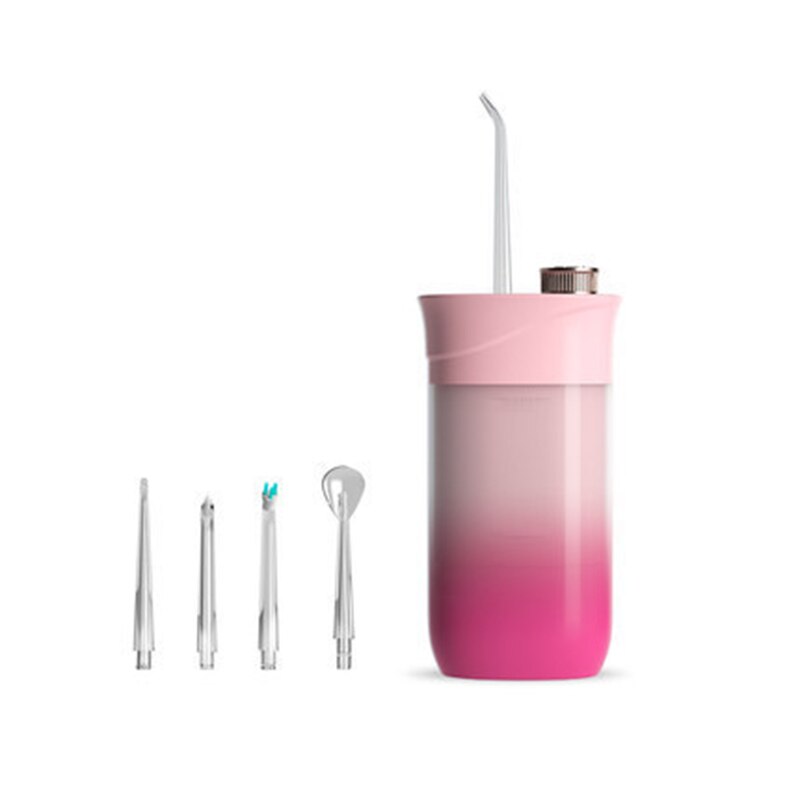 Portable Oral Flusher Mini Water Toothpick Teeth Cleaner Dental Flusher Oral Teeth Cleaner Water Pulse Large-Volume 200ml - V.I.P Digital Presence