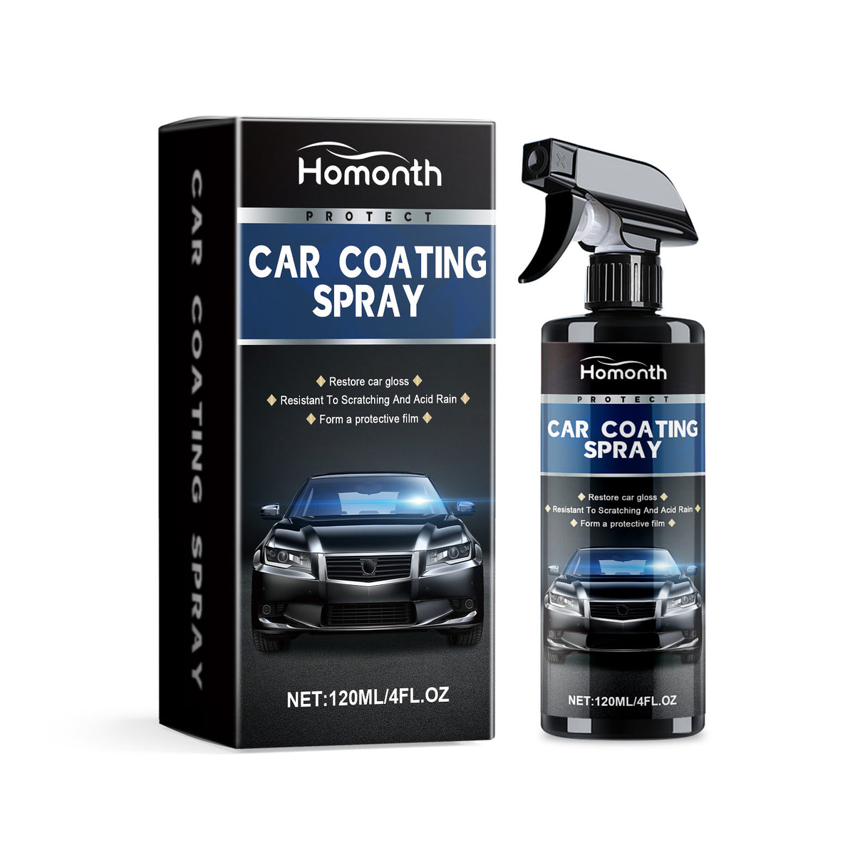 Automotive Ceramic Coating Spray Automotive Finish Maintenance Cleaning Decontamination Repair Scratch Retreader - V.I.P Digital Presence