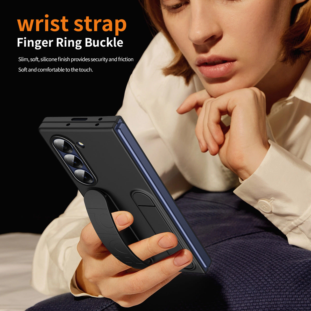 Suitable for Samsung zfold 6 phone case FOLD5 folding official vertical wristband case film integrated anti fall protective case - V.I.P Digital Presence