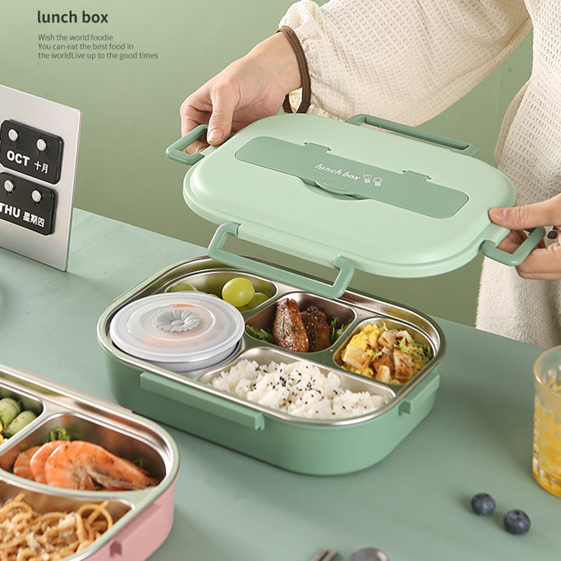 Food grade microwaveable stainless steel compartment insulation lunch box - V.I.P Digital Presence