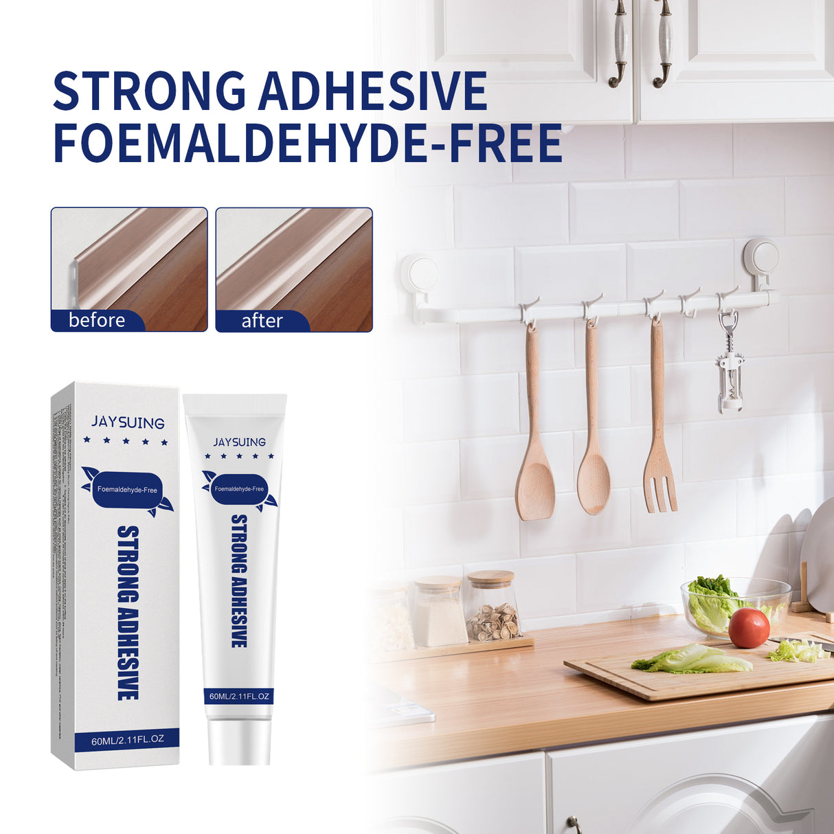 Nail-free Adhesive, Household Hardware Auxiliary Adhesive Glass Shelving Adhesive Hole Free Nail-free Adhesive - V.I.P Digital Presence