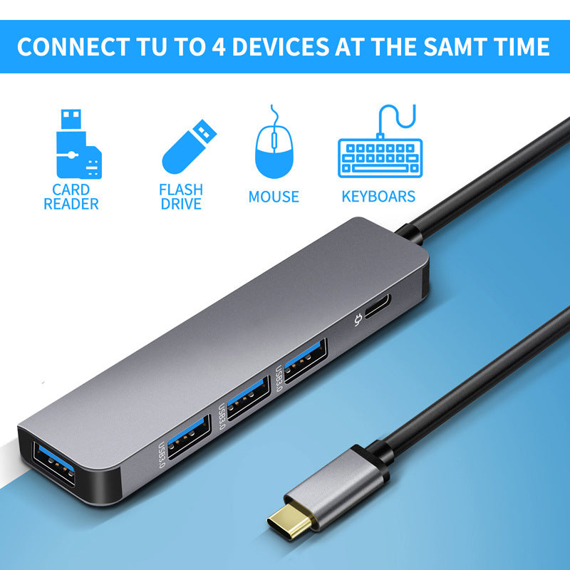 Type-C expansion USB HUB expansion USB 3.0 interface connected to mouse PD100W hub USB multi interface - V.I.P Digital Presence