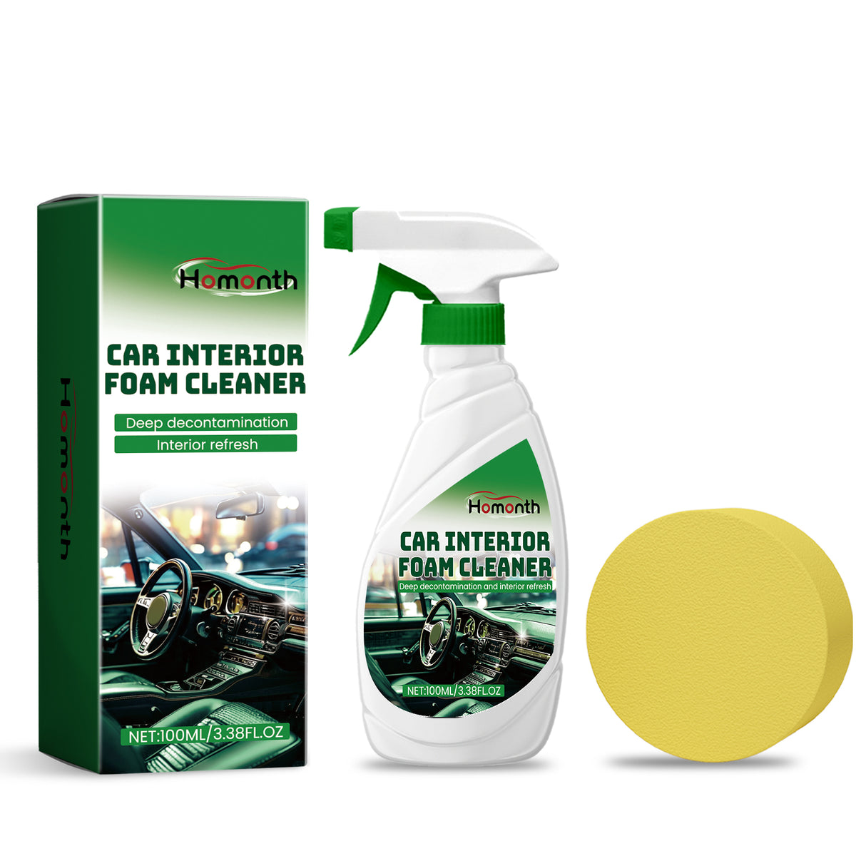 Car Interior Foam Cleaner, Seat Leather Foam Wash Free Decontamination Ceiling Retreader - V.I.P Digital Presence
