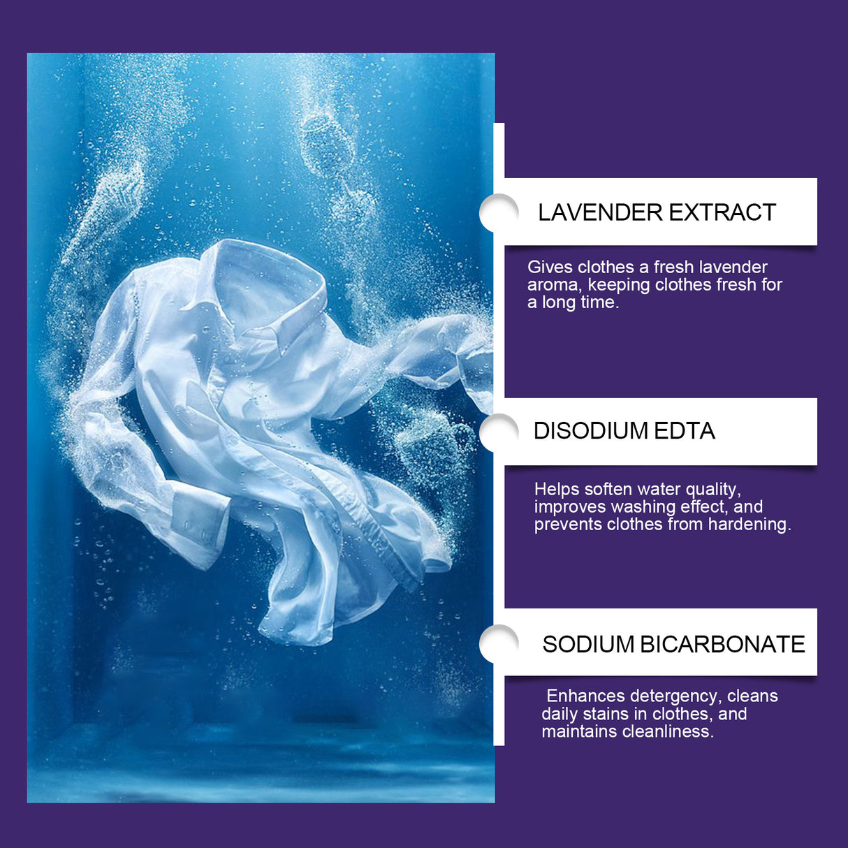 Laundry Detergent Gently Cleans Clothes Decontamination Long-Lasting Fragrance Cleaning Laundry Bubble Paper - V.I.P Digital Presence