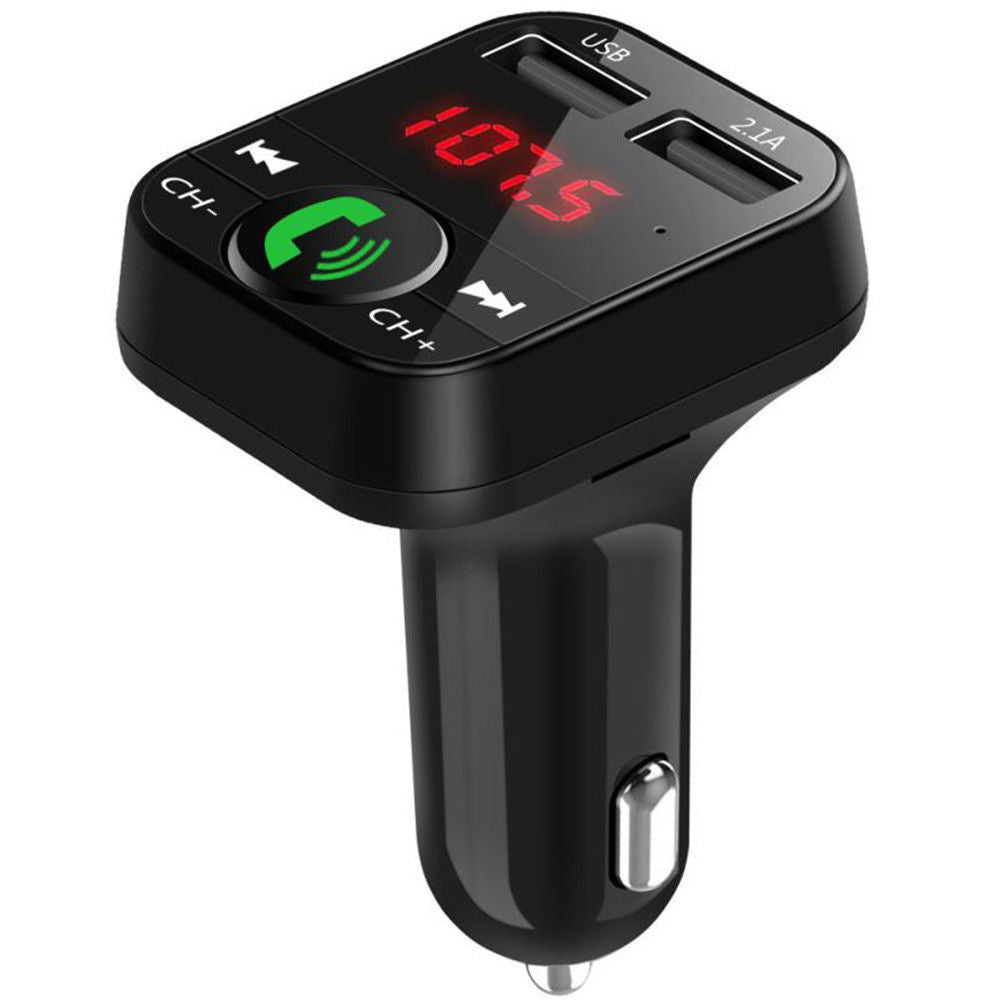 B2 Car MP3 Bluetooth Hands-Free Car Player FM Transmitter Car Charger Receiver - V.I.P Digital Presence