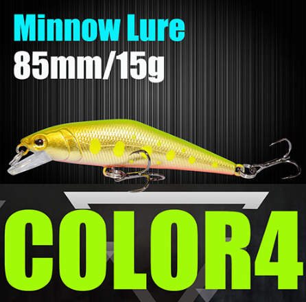 AFISHLURE Fishing Lure Wobblers Trout 85mm/15g Minnow Hard Baits Iscas Artificial Pesca Leurre