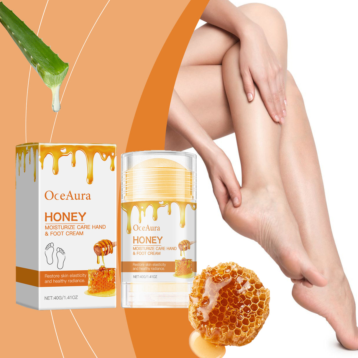 Honey Foot Moisturizing Anti-Crack Cream, Foot Moisturizing Repair Heel Body Skin Care Cream - V.I.P Digital Presence