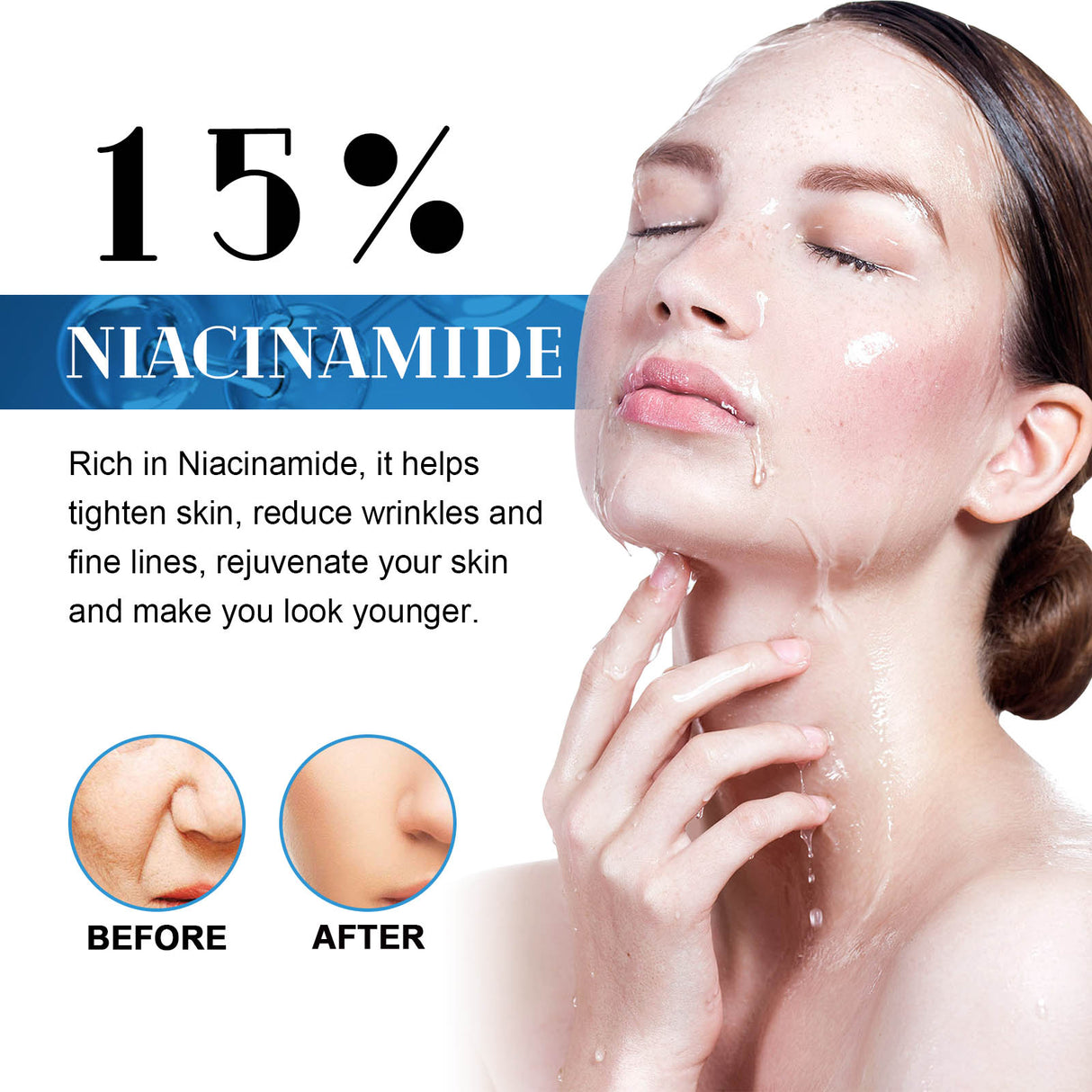 Niacinamide Facial Essence, Brightening, Firming, Hydrating And Whitening Essence - V.I.P Digital Presence