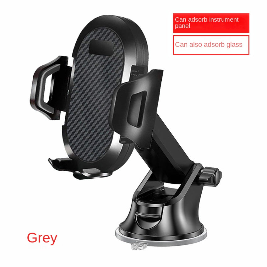 Long Rod Automatic Lock Car Phone Holder Telescopic Suction Cup Mount for Car Air Vent Lazy Live Streaming - V.I.P Digital Presence