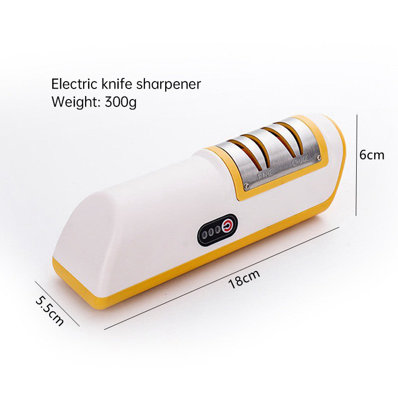 Multifunctional Electric Knife Sharpener. Automatic, professional, small - sized for kitchen use. Quick - sharpening with non - - V.I.P Digital Presence