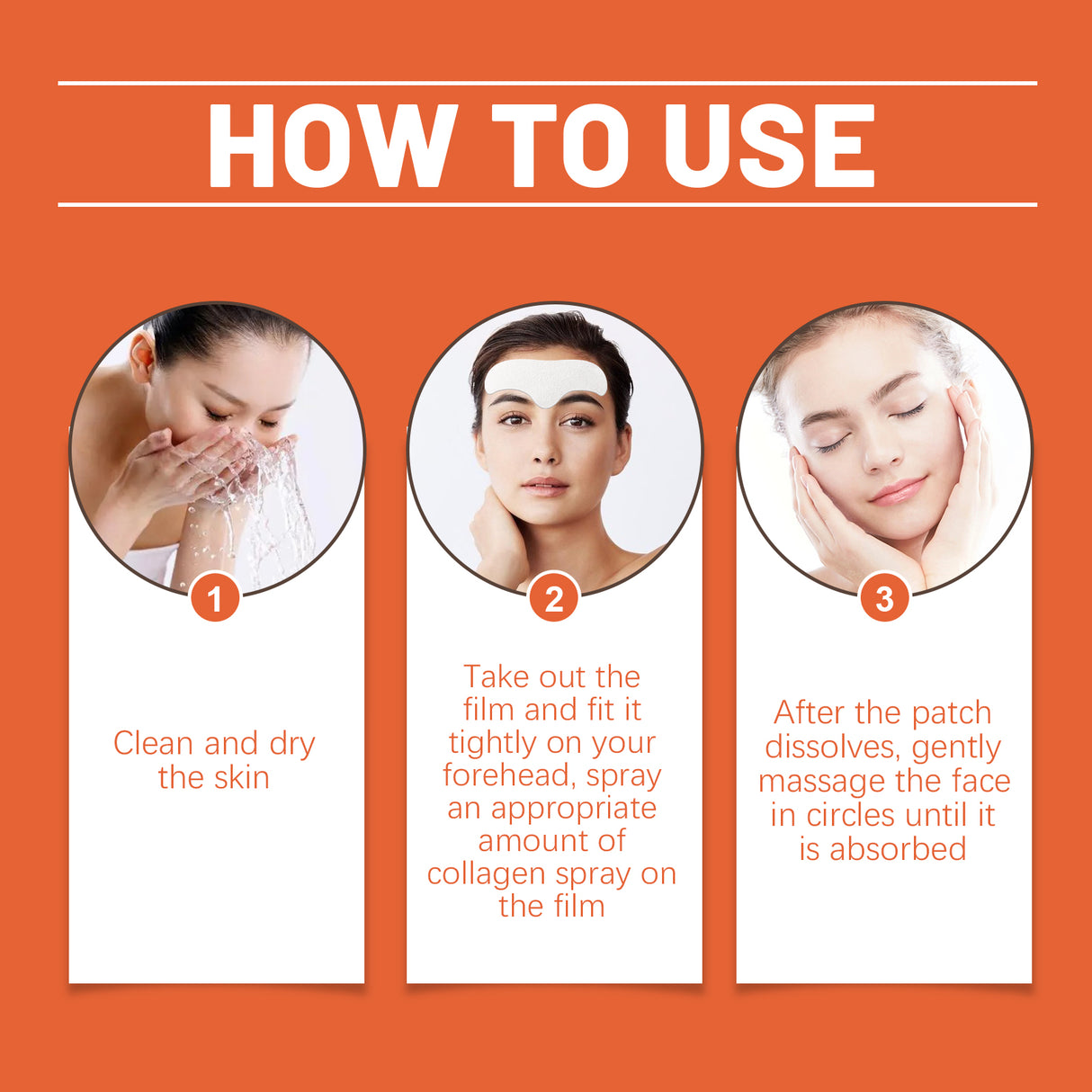 Hydrolyzed Collagen Patch Moisturizing, Firming, Whitening, Moisturizing And Lifting Forehead Patch