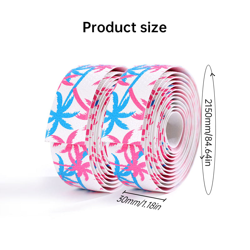 Npy EVA PU Road Bike Handlebar Tape, Anti - Slip & Shock - Absorbing, Sakura Design, with End Plugs - V.I.P Digital Presence