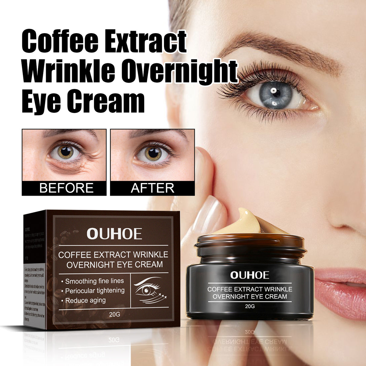 Anti-wrinkle Eye Cream, Moisturizing Smooth Firming Skin Smoothing Eye Fine Lines Massage Eye Cream - V.I.P Digital Presence