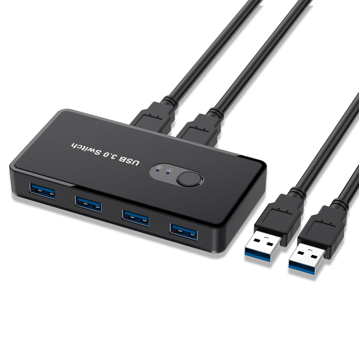 USB 3.0 Switch Adapter 4-port USB Peripheral Switch Box Hub - V.I.P Digital Presence