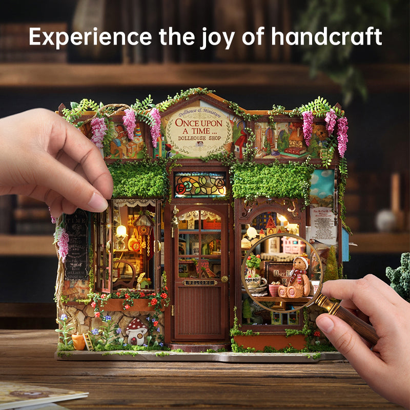 DIY wooden fairy-tale Wonderhous: mini bookends, assembleable houses, gifts, home decor - V.I.P Digital Presence