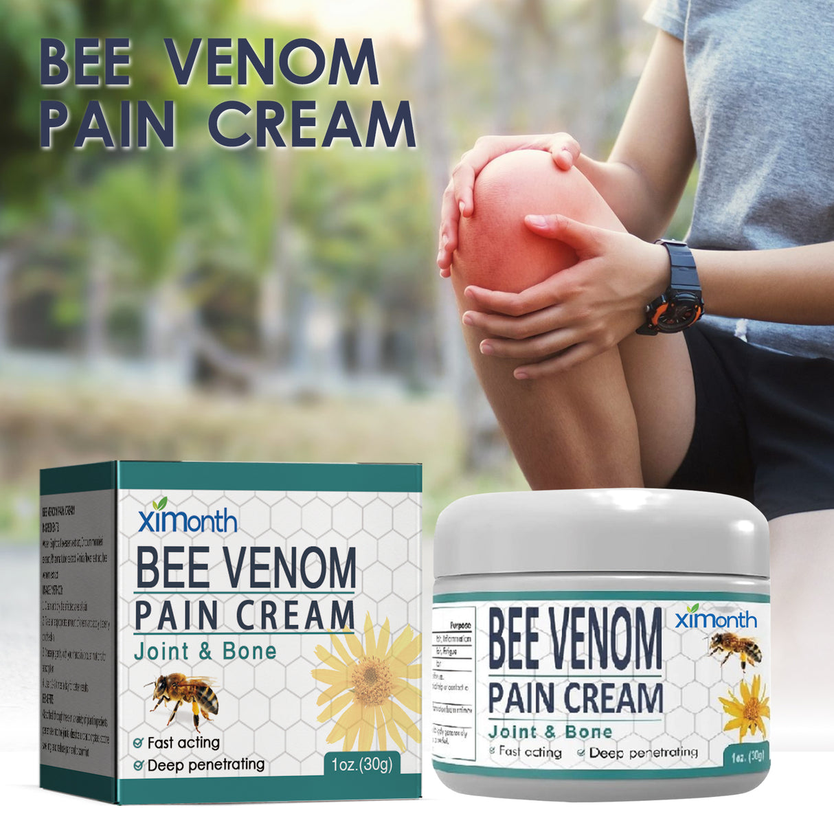 Bee Venom Joint Cream, Relieves Hands Legs Bones Knees Lumbar Spine Sedentary Joint Pain Body Care Cream - V.I.P Digital Presence