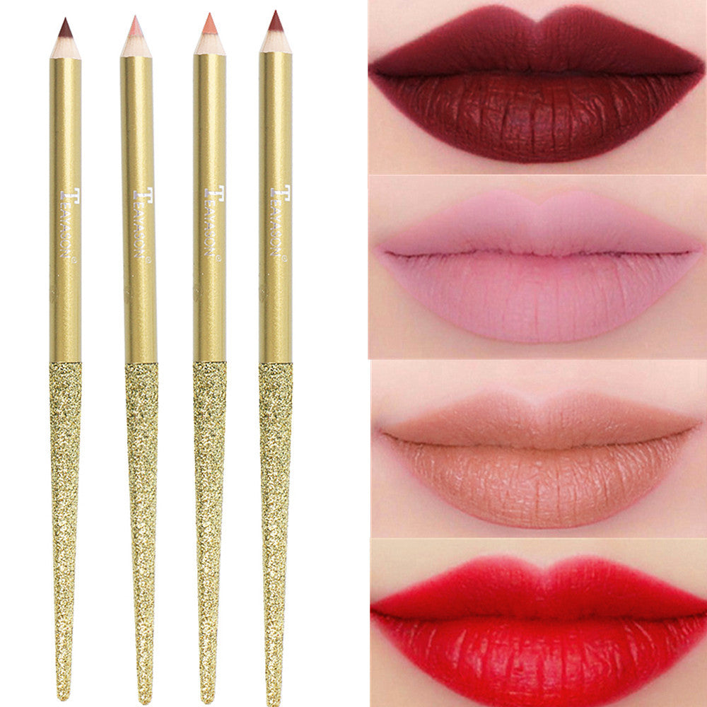 Matte Lip Liner Lasting Vampire Color Nude Pink Big Red Lipstick Lip Pencil - V.I.P Digital Presence