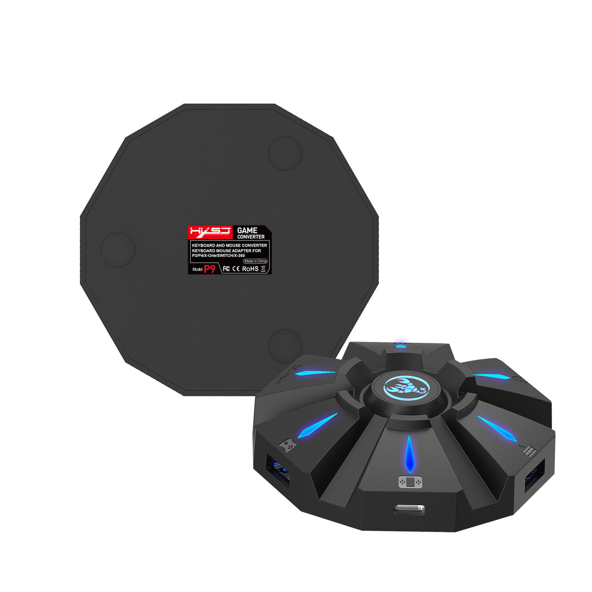 P9 keyboard mouse converter set supports various gaming devices and gamepads in the market - V.I.P Digital Presence