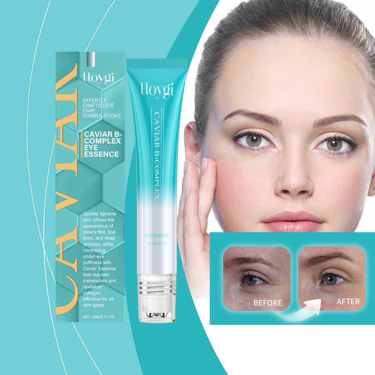Eye Serum Moisturizes And Reduces Fine Lines Around Eyes And Improves Skin Elasticity Around Eyes - V.I.P Digital Presence