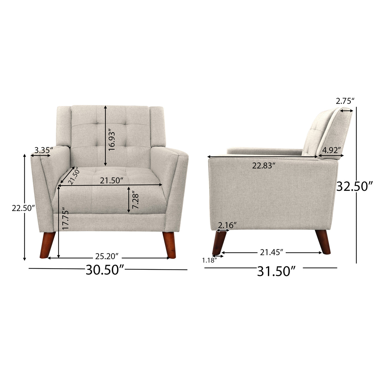 Mid-century Modern Armchair - V.I.P Digital Presence