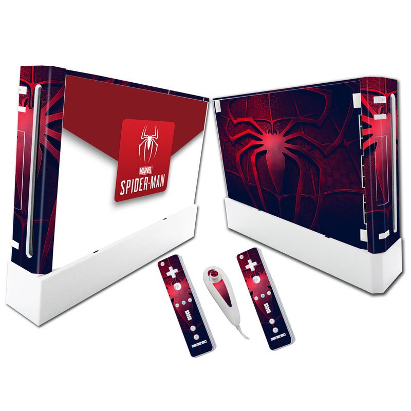 Suitable for WII stickers wii console cartoon protective film Spider-Man Fortress Night multiple styles without leaving glue - V.I.P Digital Presence