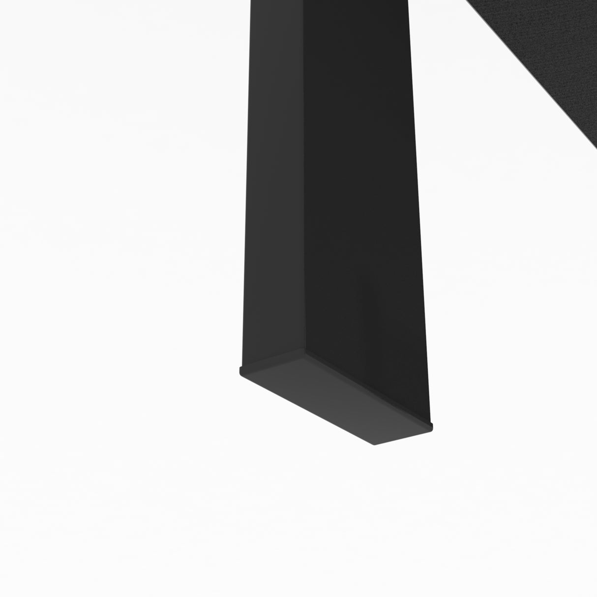 Rectangle Black Glass Coffee Table Clear Coffee Table Modern Side Center Tables for Living Room Living Room Furniture - V.I.P Digital Presence