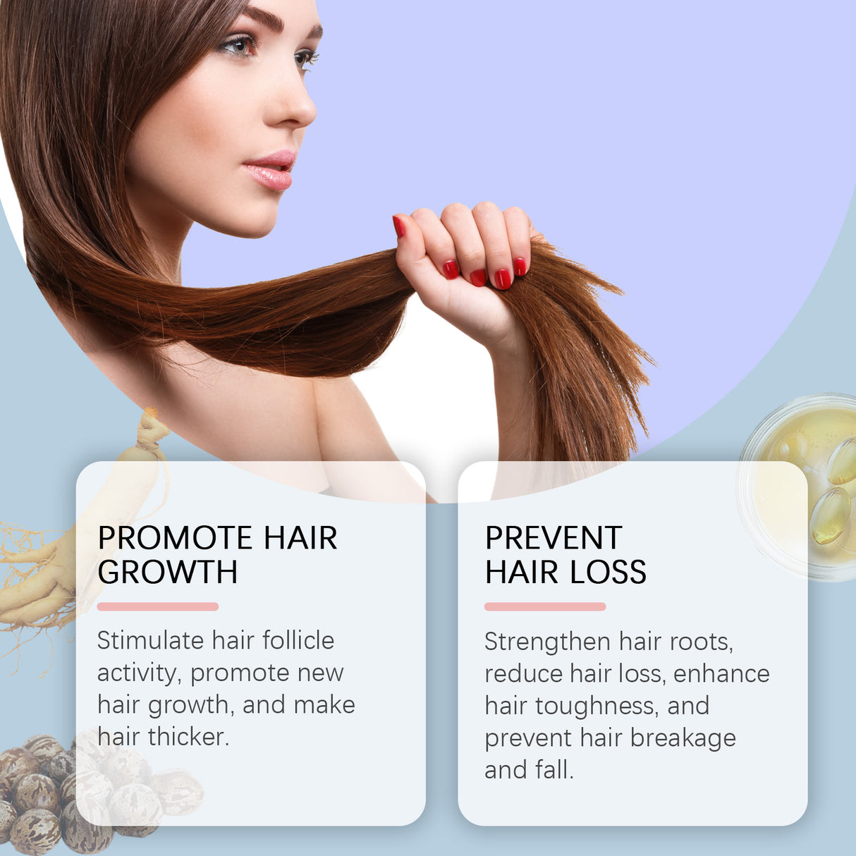 Hair Ball Essence Strengthens Fragile Hair, Repairs And Nourishes Hair And Scalp Care Ball Essence - V.I.P Digital Presence