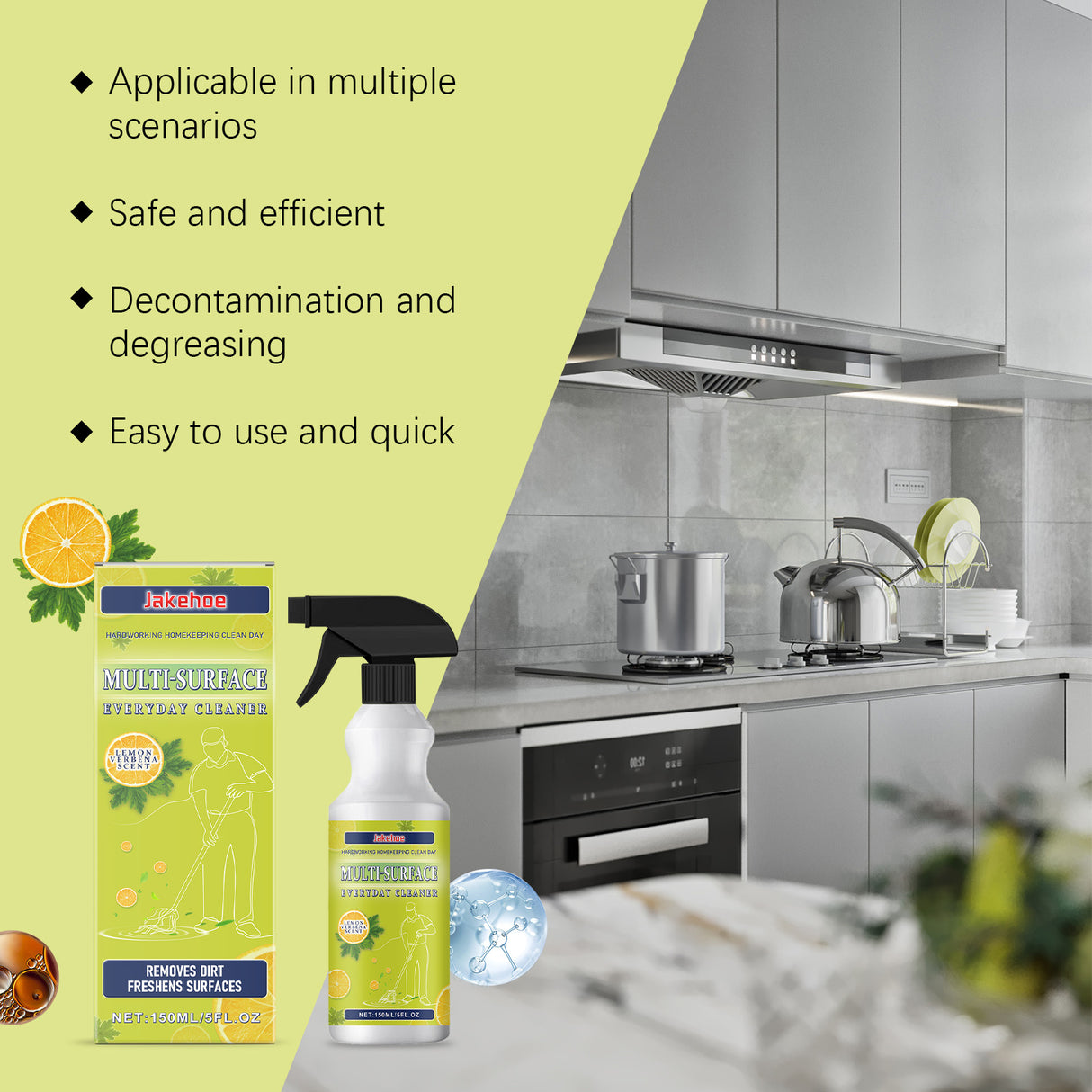 Decontamination Cleaner Kitchen Oil Decontamination Cleaner Decontamination Cleaner Household Multi-Purpose Mild Spray - V.I.P Digital Presence