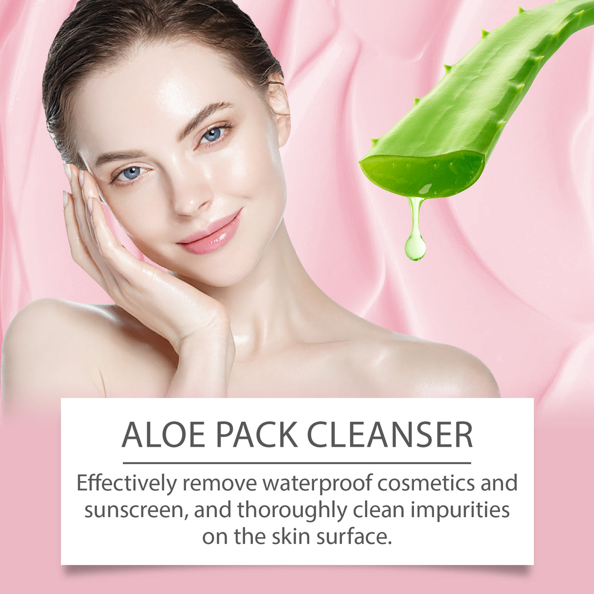 Aloe Soothing Cleanser Gently Cleans Pores, Exfoliates And Smoothes Skin