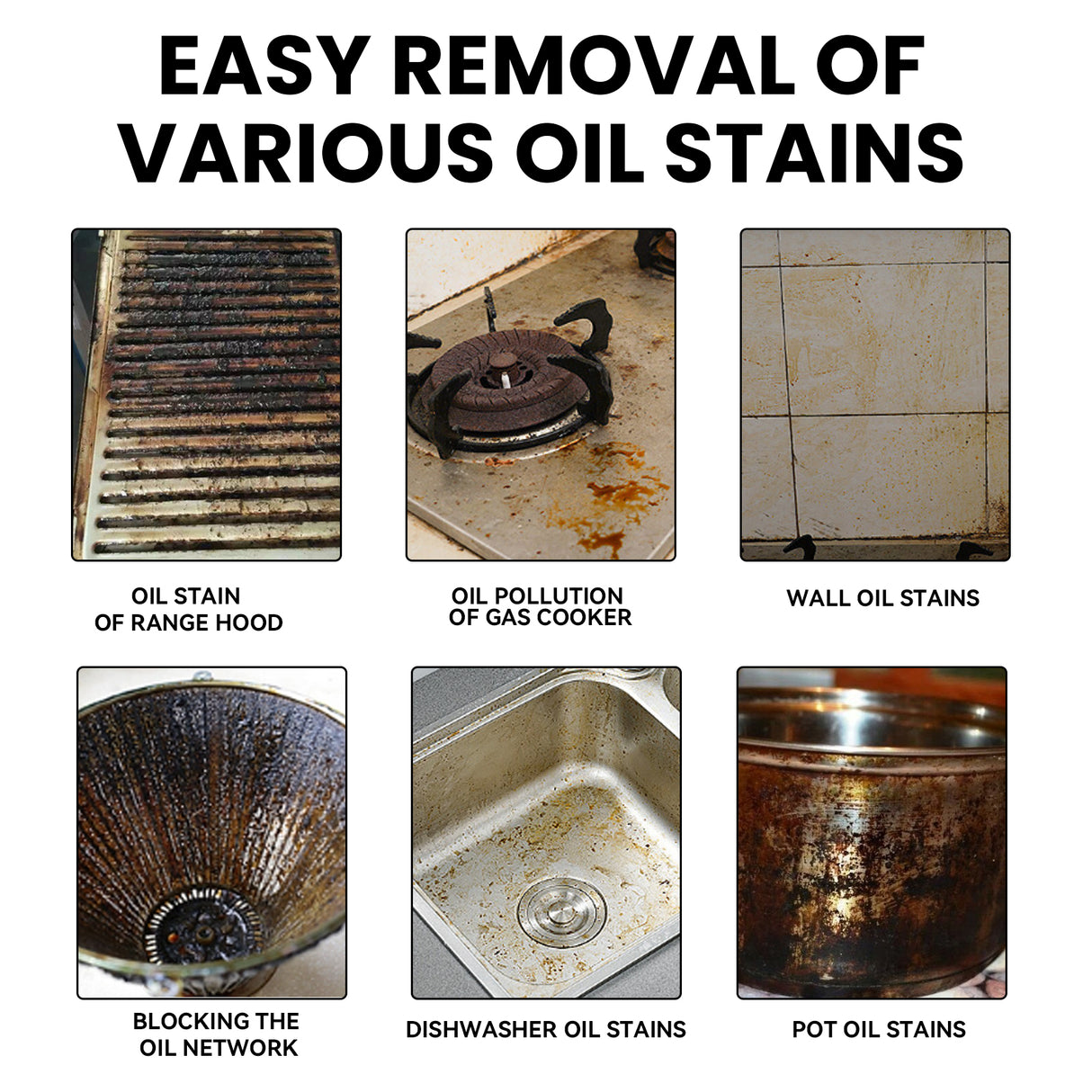 Heavy Oil Foam Cleaner, Kitchen Stove Range Hood Wash Basin Oil Dirt Removal Cleaner - V.I.P Digital Presence