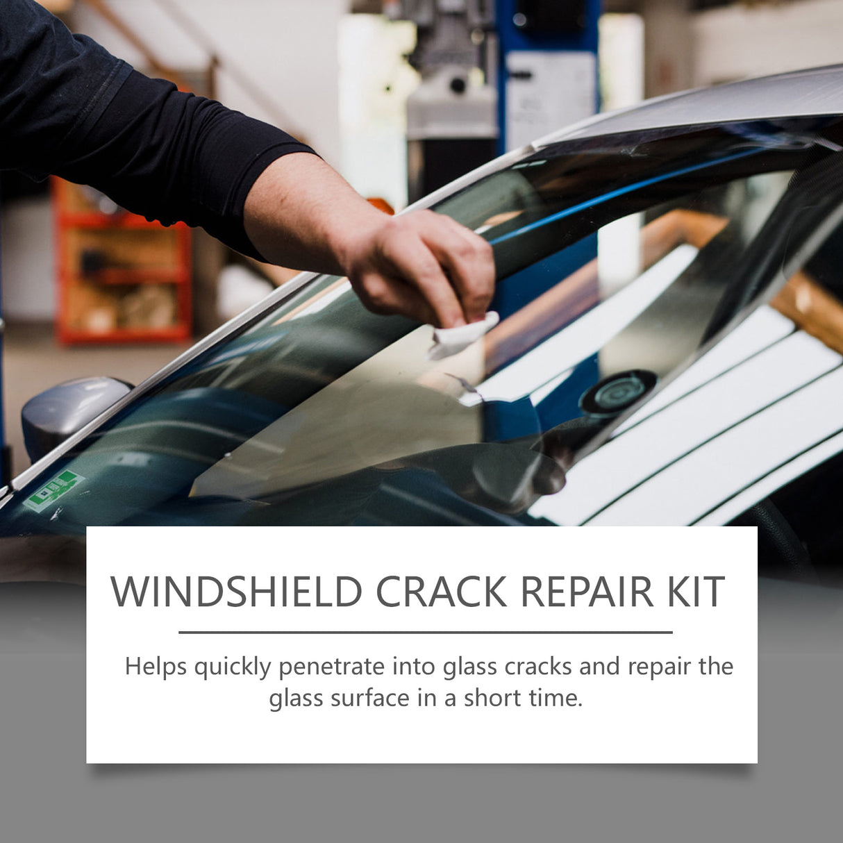 Windshield Nano Repair Solution Set Automotive Glass Crack Repair Clear Vision Adhesive Solution - V.I.P Digital Presence