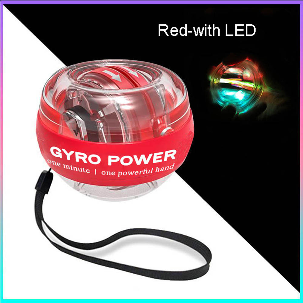 LED Wrist Power Hand Ball Self-starting Powerball With Counter Arm Hand Muscle Force Trainer Exercise Equipment Strengthener