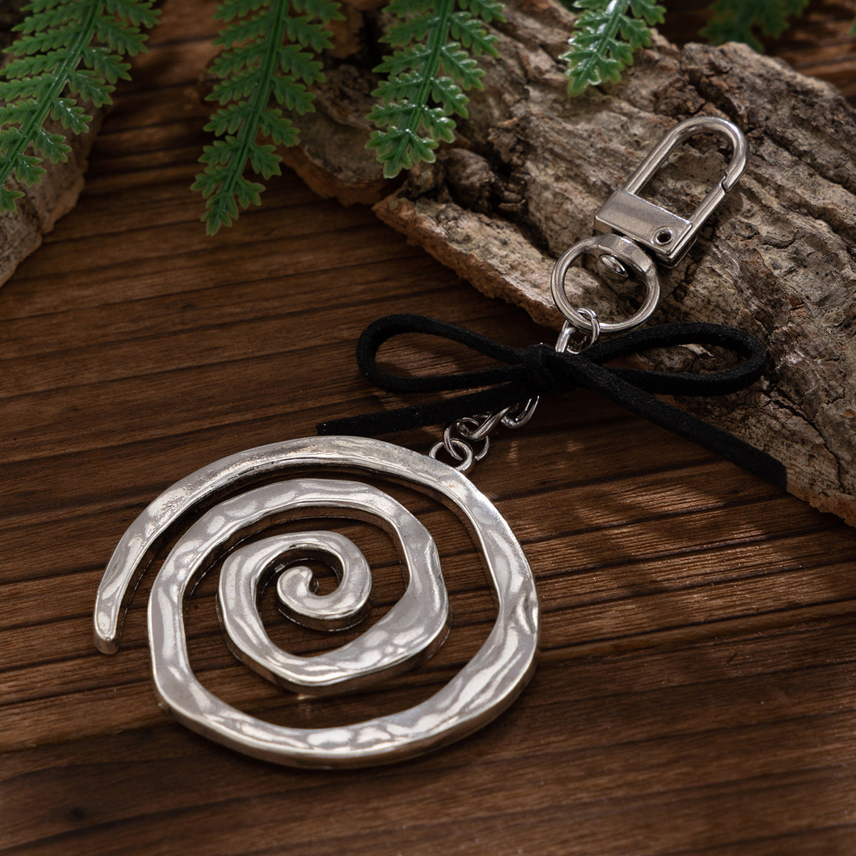 Original Design Spiral Pendant Keychain Versatile Alloy Korean Velvet Pendant - V.I.P Digital Presence