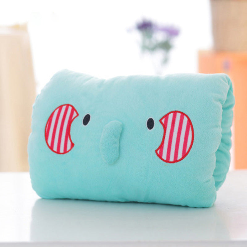 Animated nap pillow, warm hand cover, cylindrical cushion, creative hand warmer, girls' plush toy - V.I.P Digital Presence