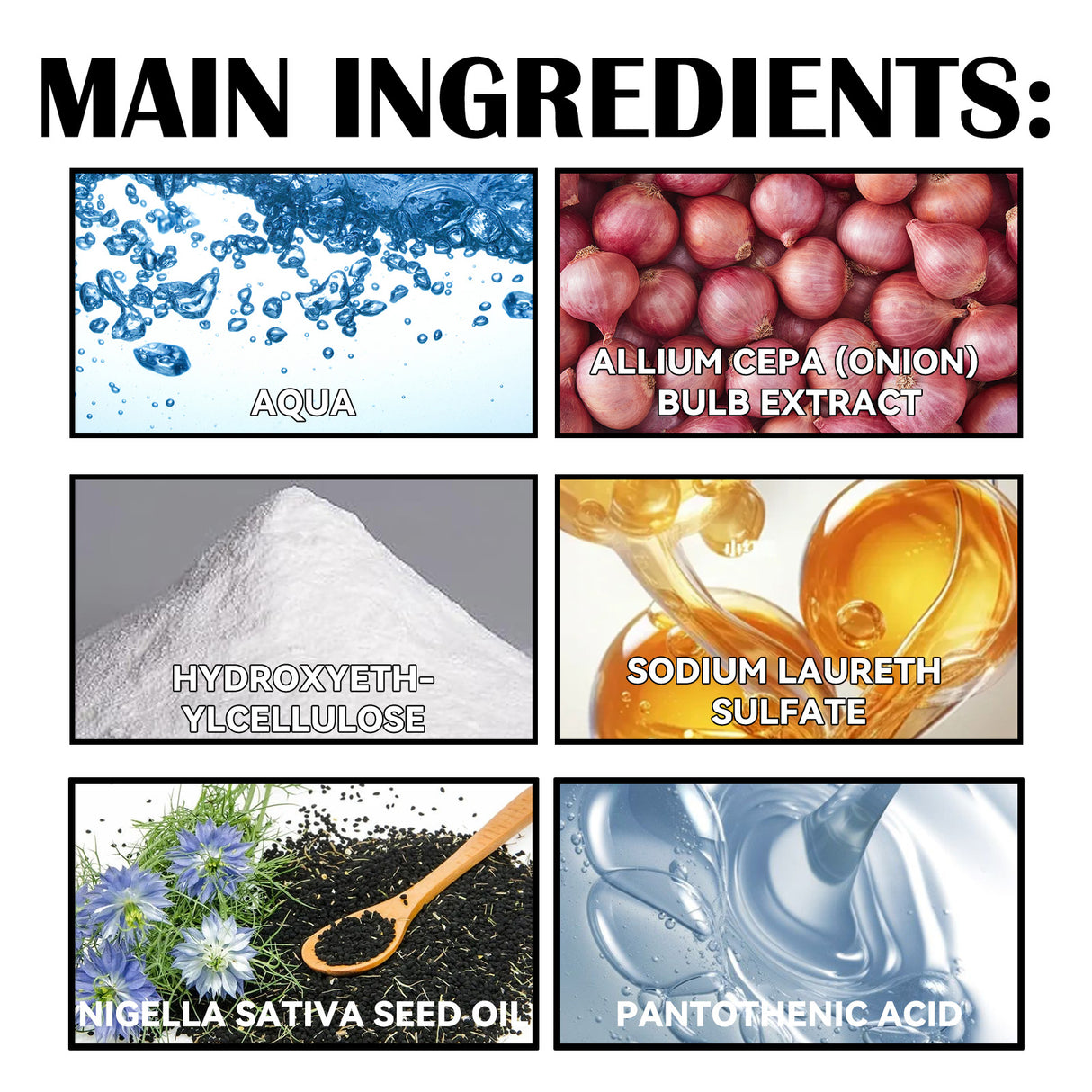 Red Onion Black Seed Oil Shampoo, Clean Scalp Easy Anti-Dandruff Smooth Hair Oil Control Shampoo - V.I.P Digital Presence