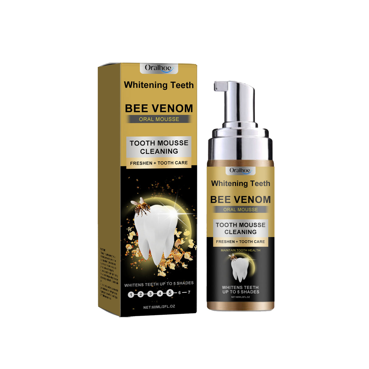 Teeth Cleaning Mousse Gently Cleans Teeth To Remove Odors, Stains And Grime Daily Beauty Mousse - V.I.P Digital Presence