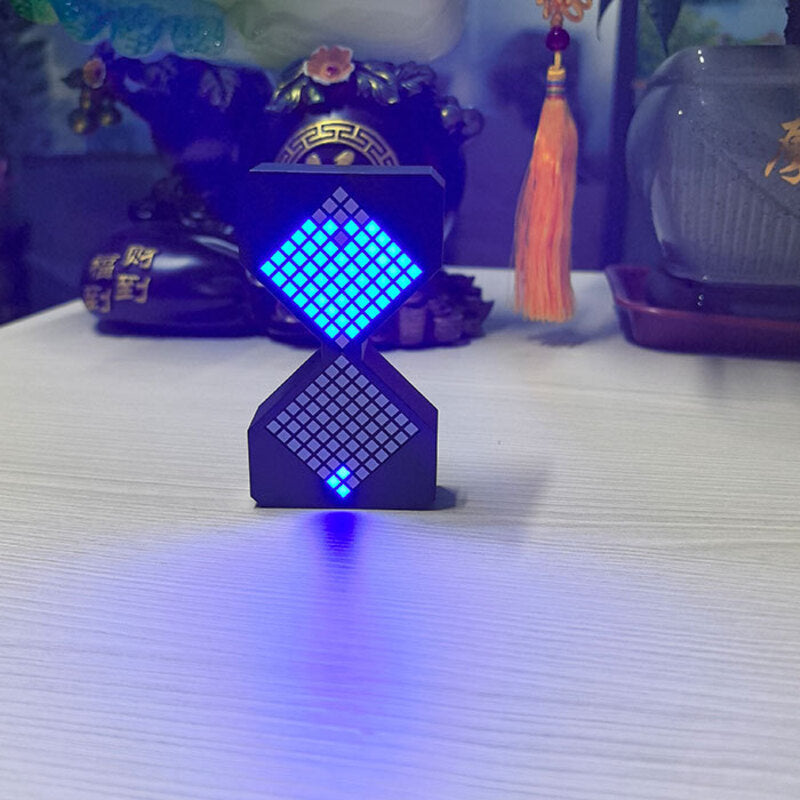 Cyber-style LED electronic sand timer: gravity-sensing, 1-30min countdown, tech decompression toy - V.I.P Digital Presence