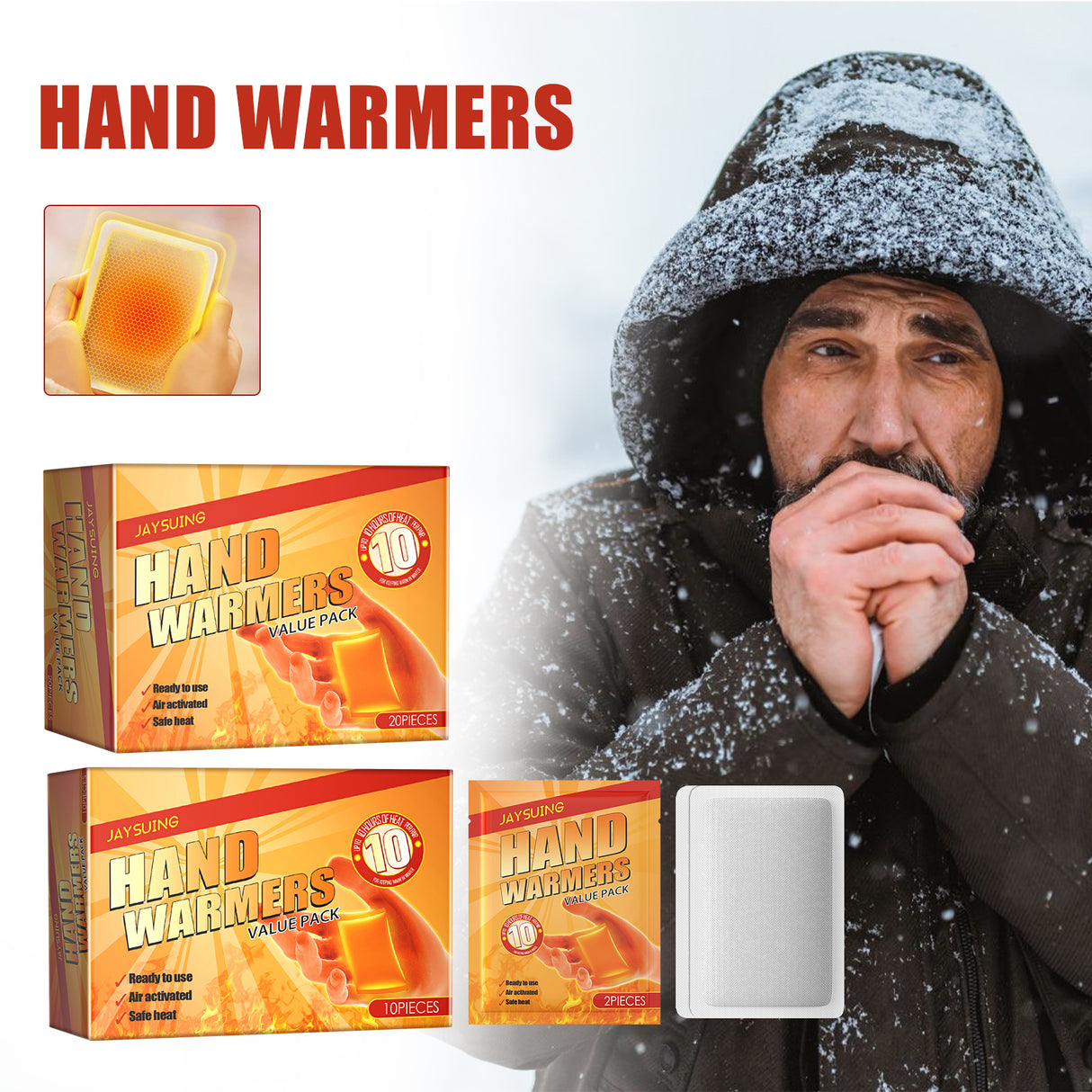 Hand Warmers, Hand Warmer Portable Comfortable Self-Heating Warm Patch Belly Warm Patch Belly Warm Patch - V.I.P Digital Presence